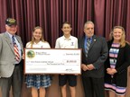 Elementary Students at El Cajon's Saint Kieran Catholic School Receive $5,000 Barona Education Grant to Update Classroom Technology