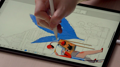 Illustrator Lisk Feng showcases Adobe Fresco in an online class on Skillshare.