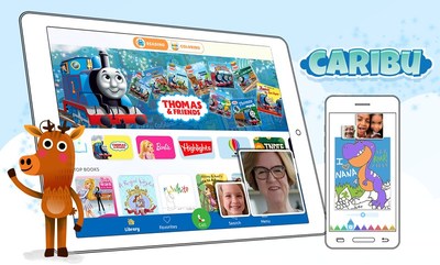 Caribu helps parents and grandparents to read, draw, and play games with their (grand)children, in an interactive video-call, no matter how far apart they are.