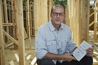 Habitat for Humanity International CEO Jonathan Reckford, pictured here at a Habitat build site in Atlanta, authored Our Better Angels, available for purchase today.