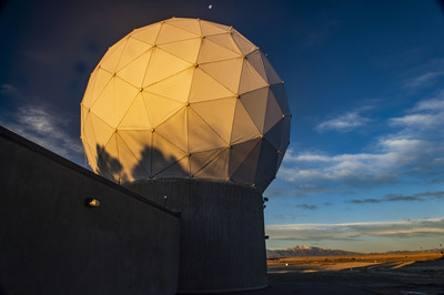 Ground antenna at Schriever Air Force Base, home of the 50th Space Wing. Ground antenna at Schriever Air Force Base, home of the 50th Space Wing.