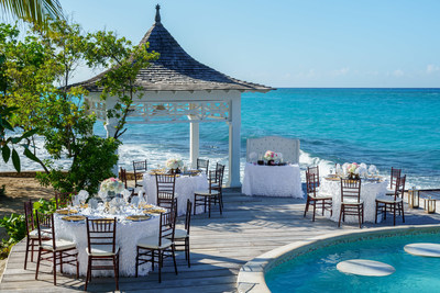 Couples Tower Isle Private Island Wedding Reception