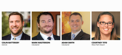 McDonald Hopkins LLC announced on Tuesday the election of attorneys Colin Battersby, Mark Masterson, Adam Smith and Courtney Tito to the firm’s membership.