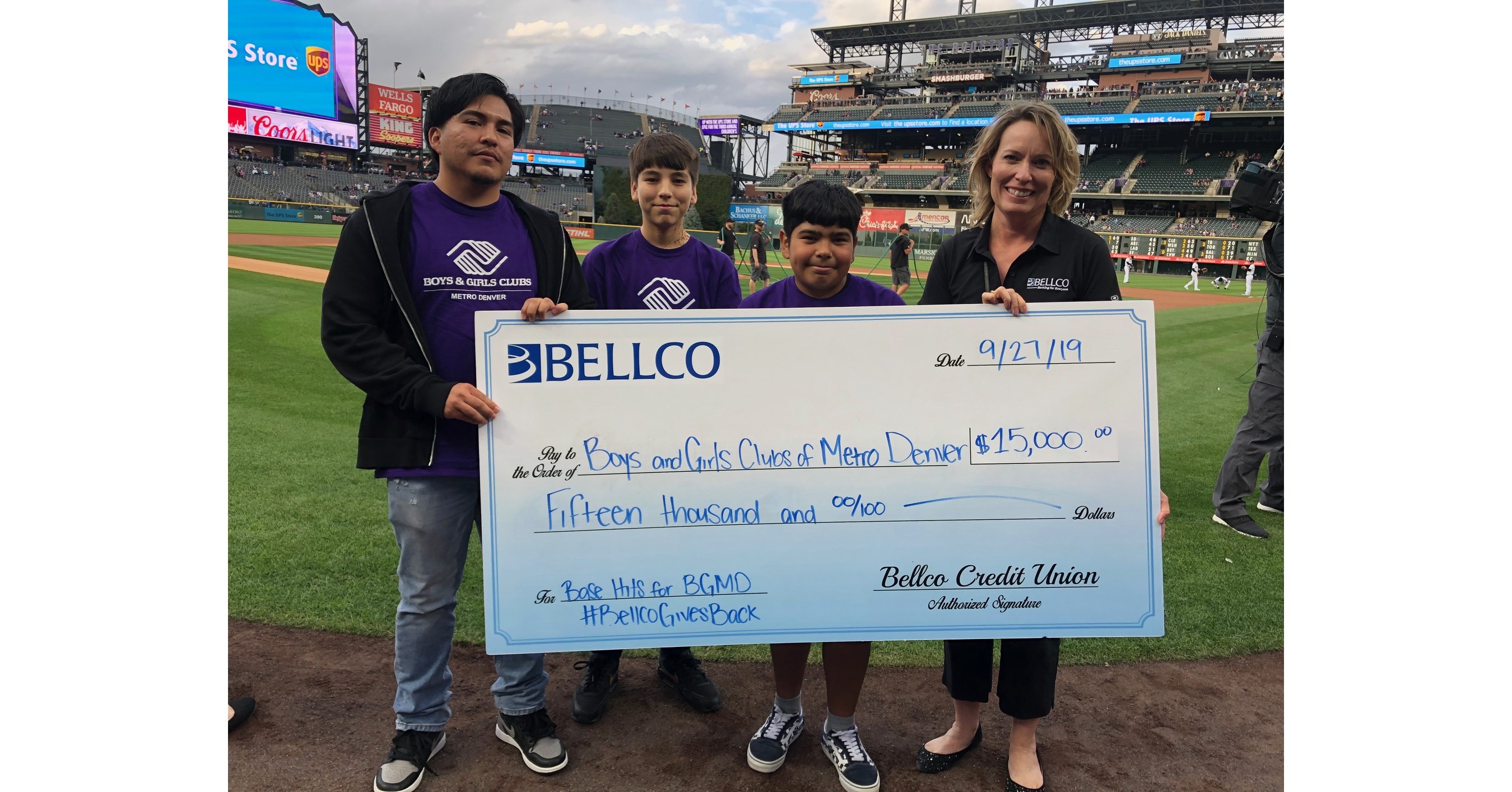 Bellco Donates 15,000 To Boys &amp; Girls Clubs Through Its