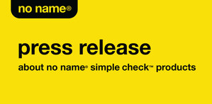 This is a press release about no name® Simple Check™ products