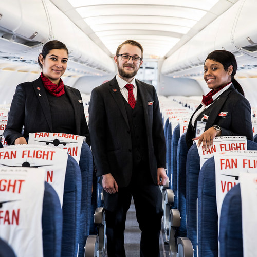 Le Vol de fan Air Canada est de retour pour la saison 2019 2020 de la LNH (Groupe CNW/Air Canada)