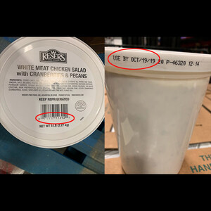 Reser's Fine Foods, Inc. Issues Recall of Limited Number of Chicken Salad items due to Ingredient Supplier Recall by Tip Top Poultry, Inc. for Possible Listeria Monocytogenes