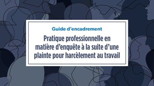 Journée internationale de la non-violence : Pour des milieux de travail exempts de harcèlement