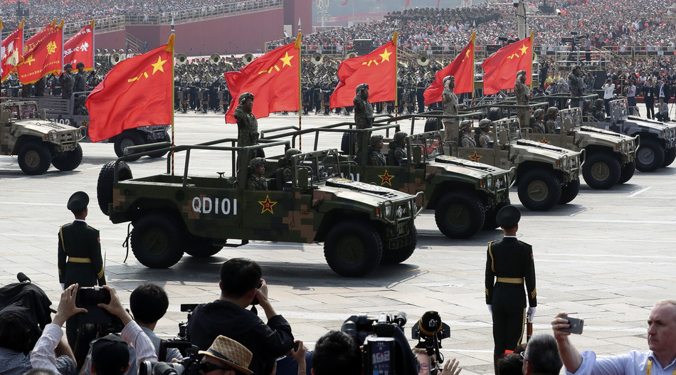 China Daily President Xi Reviews Armed Forces On National Day