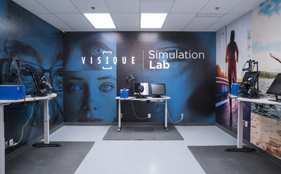 Le laboratoire de simulation Visique, en partenariat avec l'cole d'optomtrie de l'Universit de Montral. (Groupe CNW/FYidoctors)