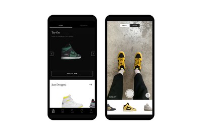 GOAT Launches AR Try-On of Rare Sneakers