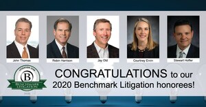 Hicks Thomas Law Firm and Five Partners Earn Benchmark Litigation Honors