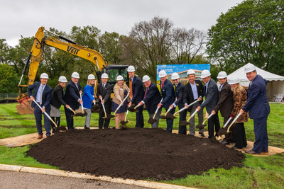 Picture from Left to Right: Bryce Unger - CG Schmidt, Jodi Greenmeier – Landmark Credit Union, Bob Bruemmer – Landmark Credit Union, Carol White – Greater Brookfield Chamber of Commerce, Dan Ertl – City of Brookfield, Betsy Katschke – Waukesha County Business Alliance, State Senator Dale Kooyenga, Mayor Steve Ponto – City of Brookfield, Brian Dorow – Landmark Credit Union, Jay Magulski – Landmark Credit Union, State Representative Rob Hutton, Peter Kucha – EUA, Tory Jacoby – EUA, Michelle Olsen