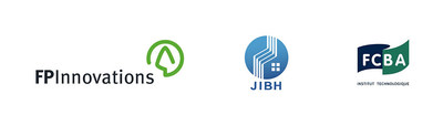 Logos: FPInnovations, JIBH and FCBA (CNW Group/FPInnovations)