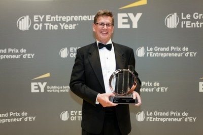 Geoff Chutter, President and CEO of WhiteWater, is this year’s EY Entrepreneur Of The Year 2019 Pacific winner (CNW Group/EY (Ernst & Young))