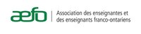 Logo : Association des enseignantes et des enseignants franco-ontariens (Groupe CNW/Association des enseignantes et des enseignants franco-ontariens (AEFO))