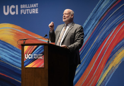 UC Irvine Chancellor Howard Gillman at Brilliant Future: The Campaign for UCI launch event on Oct. 4.