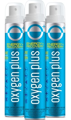 Oxygen Plus’s O+ Skinni portable oxygen canister. Oxygen Plus’s O+ Skinni portable oxygen canister.