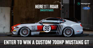 MoneyLion And Ford Performance Present The Third Custom-Built 2019 Ford Mustang Designed By Monster Energy NASCAR Cup Series Driver Ryan Blaney And Renowned Automotive Photographer Larry Chen For The "HERE WE ROAR" Sweepstakes