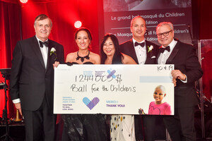 The 20th Ball for the Montreal Children's Hospital Foundation: Artists, Government Ministers and Business People Raise $1,244,000 to help the Children's find Unexpected Ways to Heal!