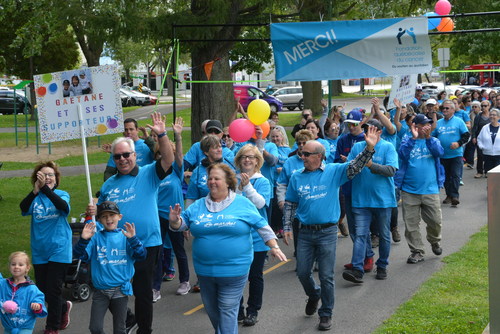 Marche du Grand défoulement à Trois-Rivières (Groupe CNW/Fondation québécoise du cancer)
