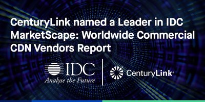  CenturyLink recognized for the scope and scale of its deeply peered global network and comprehensive content delivery services.