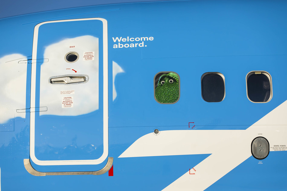 Alaska Airlines Newest Painted Pixar Themed Aircraft - welcome aboard the flight roblox