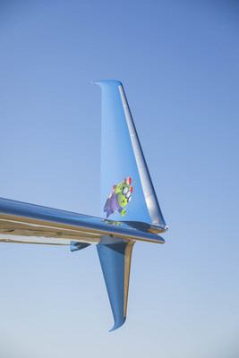 In collaboration with the Disneyland Resort, Alaska Airlines reveals its latest special-edition aircraft livery, that offers a whimsical tribute to Pixar Pier, a reimagined land at Disney California Adventure Park.
