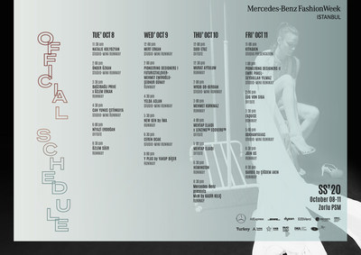 Istanbul Fashion Week Runway Schedule