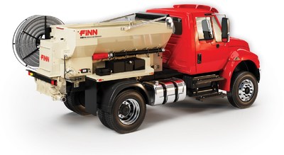 The new FINN MBH6 Material Blower will be featured at the Green Industry & Equipment Expo (GIE) in Louisville, October 16-18, 2019