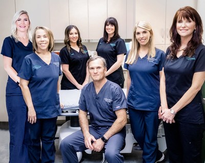 From left to right: Piper Estep, P.A., Diane McGovern, Office Manager, Lauren Walker, Coolsculpting Technician, J. Anthony Stephens, M.D., Haley Burk, Aesthetician, Brandie Fromenthal, R.N., Joan Hughes-Smith, N.P. From left to right: Piper Estep, P.A., Diane McGovern, Office Manager, Lauren Walker, Coolsculpting Technician, J. Anthony Stephens, M.D., Haley Burk, Aesthetician, Brandie Fromenthal, R.N., Joan Hughes-Smith, N.P.