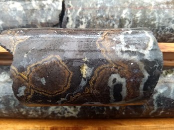Figure 3. Detailed photo of zinc sulphide textures (CNW Group/Tinka Resources Limited)