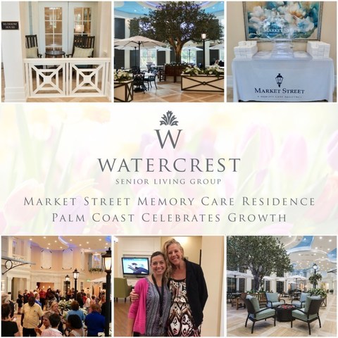 Market Street Memory Care Residence in Palm Coast, Florida celebrates growth as they welcome residents to their newly opened 'Blossom House.'