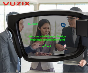 Vuzix Blade® AR Smart Glasses Now Support Popular Real-time Multilingual Language Transcription App