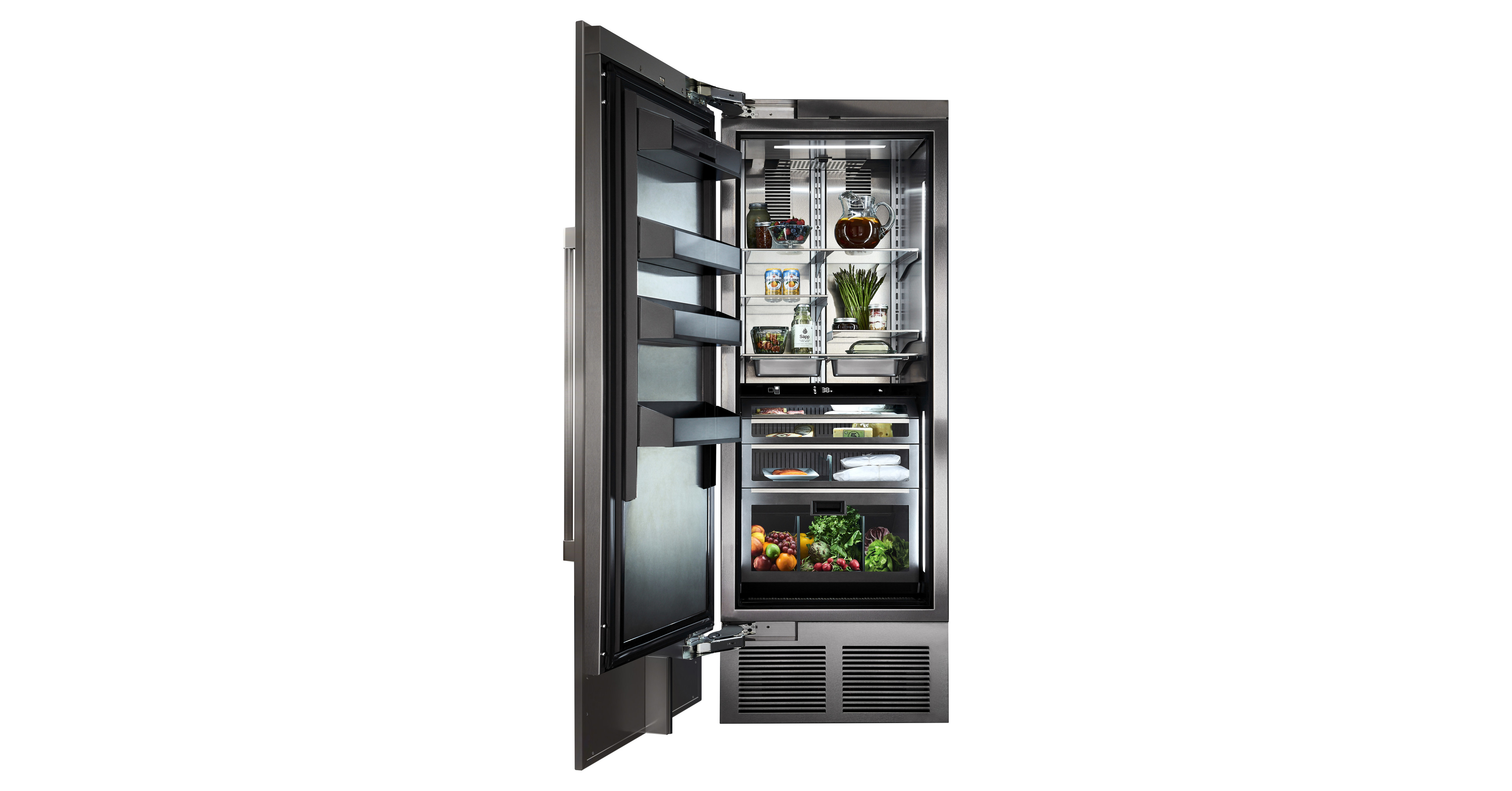 Perlick's eye catching new 30inch fullsize refrigerator puts luxury first