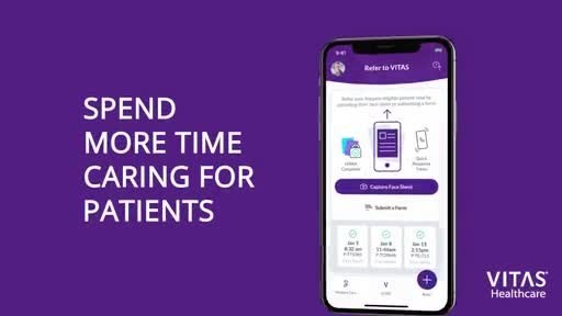 The VITAS app takes the guesswork out of hospice eligibility decisions with disease-specific guidelines for common diagnoses and easy-to-use assessment tools.