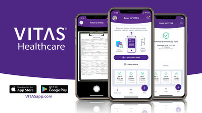Download the free app at VITASapp.com, Google Play or the App Store, and refer securely with support available 24/7/365.