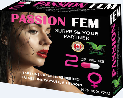 Passion FEM 2 capsules - Devant (Groupe CNW/Santé Canada)