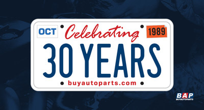 BuyAutoParts.com celebrates 30 year anniversary