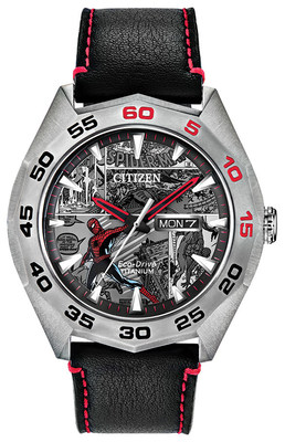 Citizen releases new Limited Edition Marvel Spider-Man watch, limited to 1,962 pieces worldwide, celebrating the launch of the original Spider-Man comic book.