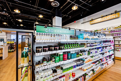 The Vitamin Shoppe's new innovation store in Edgewater, New Jersey. The Vitamin Shoppe's new innovation store in Edgewater, New Jersey.
