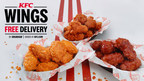 KFC Delivers A Touchdown With The Introduction Of New Finger Lickin' Good Kentucky Fried Wings - Cooked To Order And Delivered For Free
