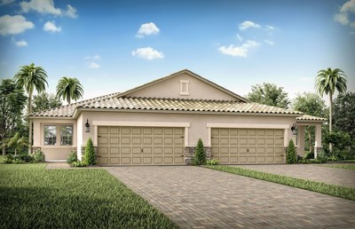 Mattamy Homes, North America’s largest privately owned homebuilder, is pleased to announce the opening of its first community in Fort Myers, FL: Bonavie Cove. Pictured is the Largo Villa model home. (CNW Group/Mattamy Homes Limited)