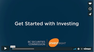 Get Started with Investing video resource. (CNW Group/British Columbia Securities Commission)