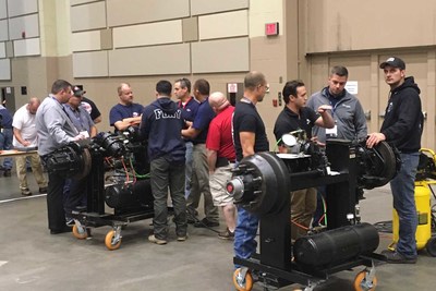 Fire apparatus technicians learn the latest in brake maintenance and repair at Spartan Motors’ 25th annual Fire Truck Training Conference (FTTC).