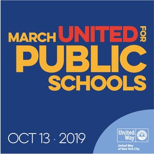 United Way of New York City, in partnership with CHASE, Announces "March United for Public Schools" for Sunday, October 13th