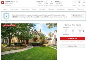 Homebuyers Can Now Buy Redfin Listings Online with the Launch of Redfin Direct in Texas