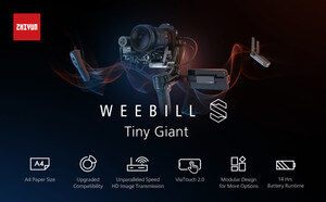 Zhiyun-Tech Reveals WEEBILL-S Handheld Gimbal Stabilizer; More Info at B&amp;H