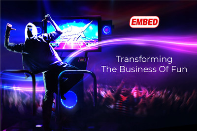 Transforming the business of fun since 2001, Embed, the worldwide leader of the cashless business management systems and solutions for the amusement, entertainment and leisure industries is unveiling a new brand strategy that sets the tone and spirit of Embed’s marketing communications and the way Embed conducts itself, and positions itself with business partners and the industry, the products and services they deliver to the industry and their customers.
