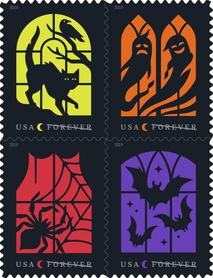 As autumn approaches, the Spooky Silhouettes Forever stamp offers fun, frightful scenes that symbolize this annual celebration.